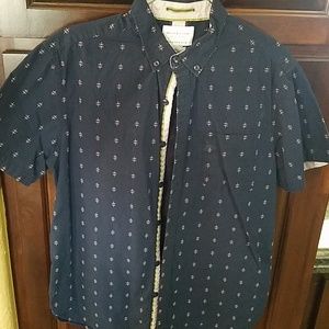 DENIM & FLOWER BLUE SHIRT